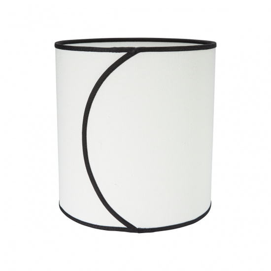 Celyn Ava lampsk�rm, Offwhite/svart 30cm