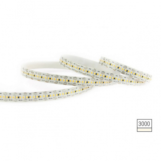 300leds/m, 20w/m, DC24V, 3000K, IP20