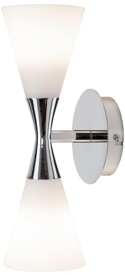 Harlekin v�gglampa Duo krom E14