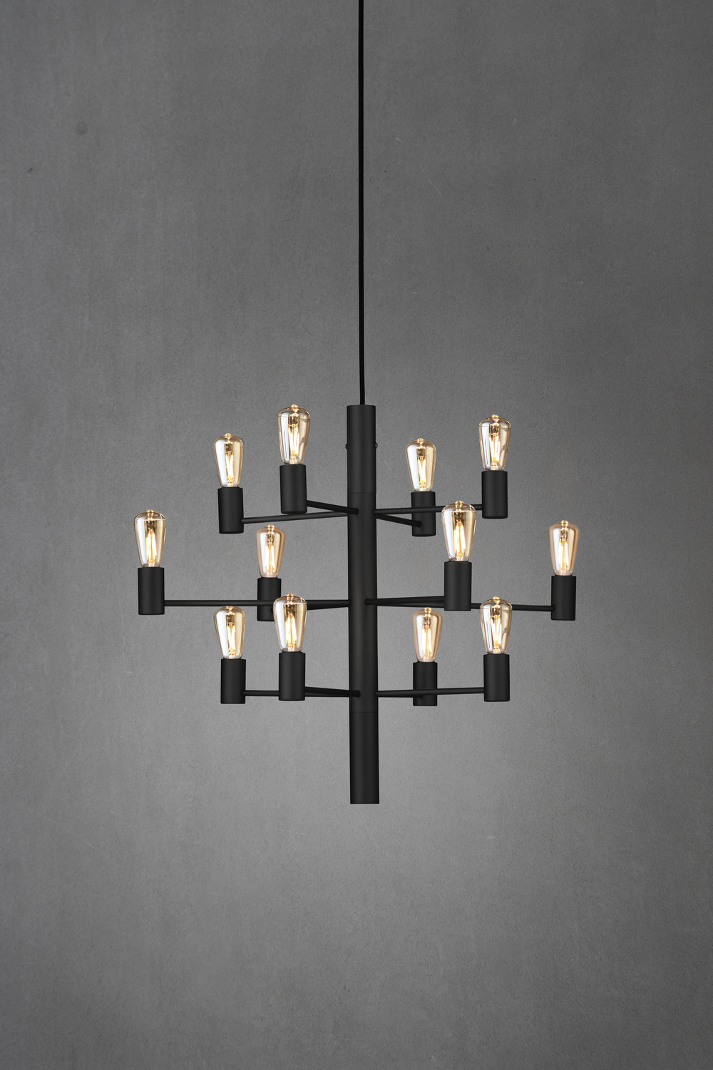 Manola Krona 12 svart E14 