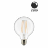 Ljusklla E27 LED 3-steg Dimbar Glob 100 mm Klar 0,4-7W