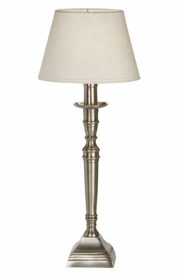 Salong Lampfot, Antiksilver 33cm