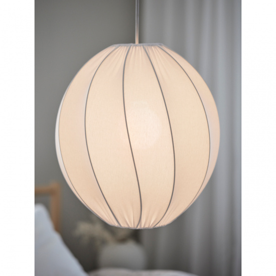 Olivia Taklampa, Twist vit 35cm