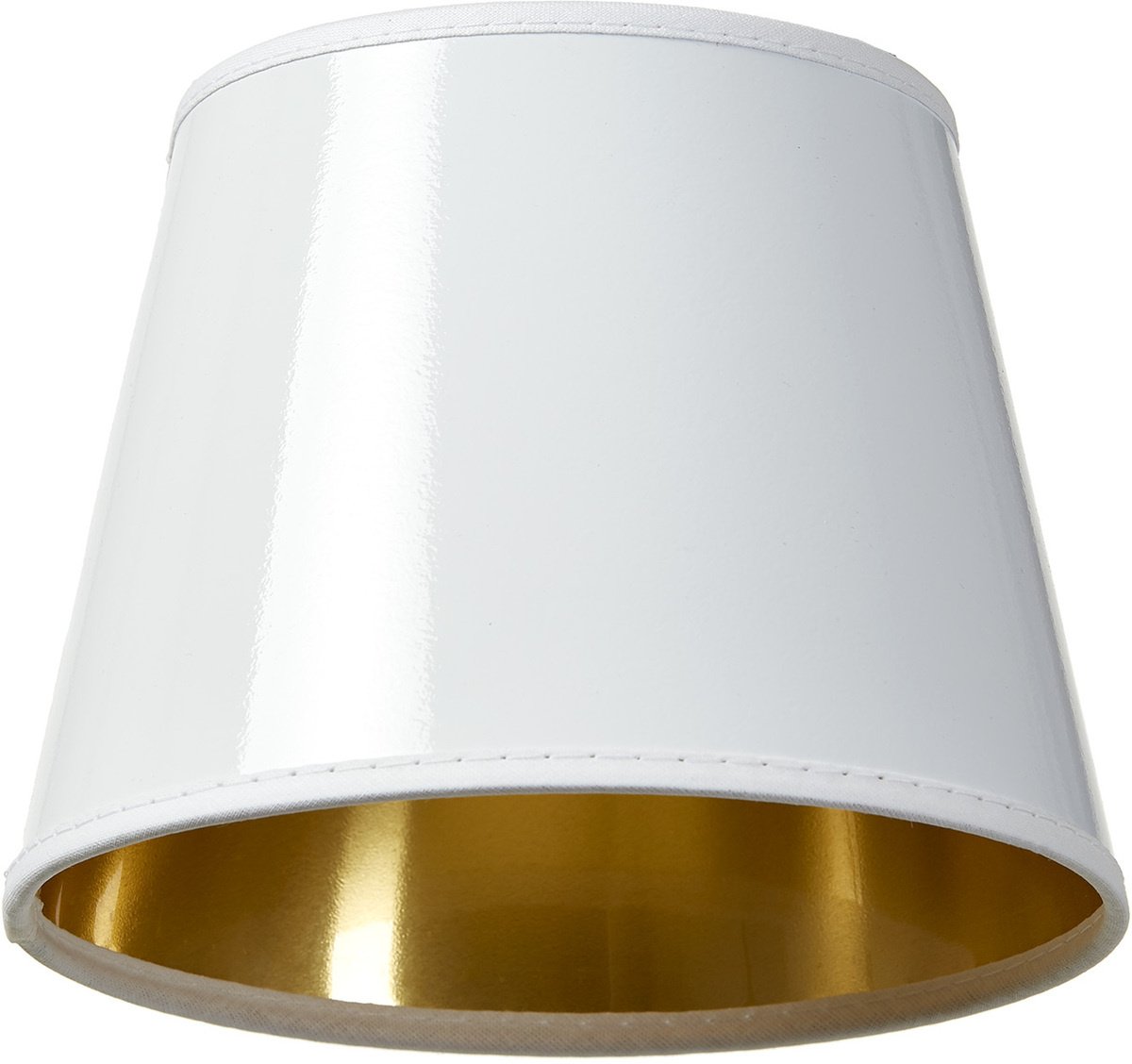 Dahlia Sk�rm, vit-guld