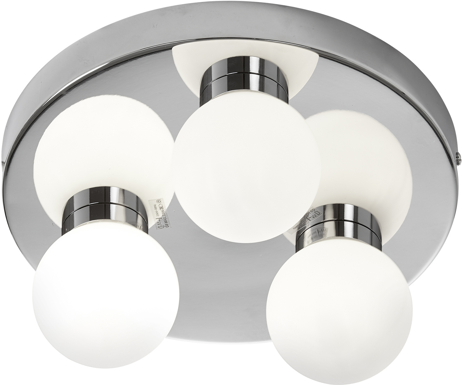 Sandhamn Tak  / krom vit glas